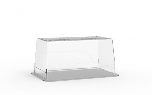 Terrine lingot operculable transparente 1000 cm3