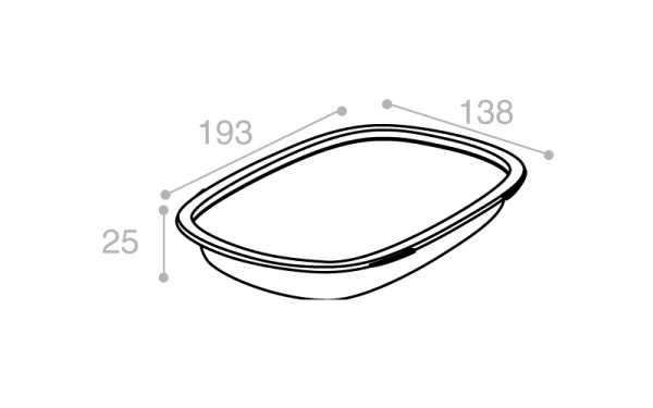 Barquette Euroduo operculable transparente 420 cm3