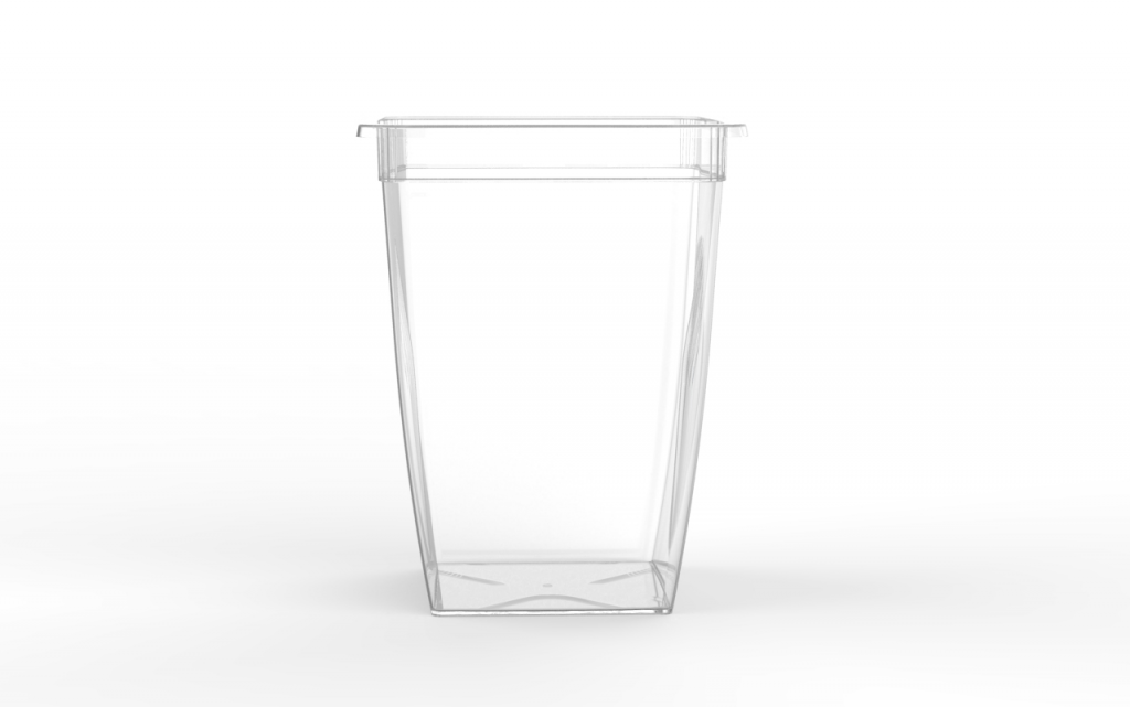 Box snacking operculable transparente 650 cm3 2