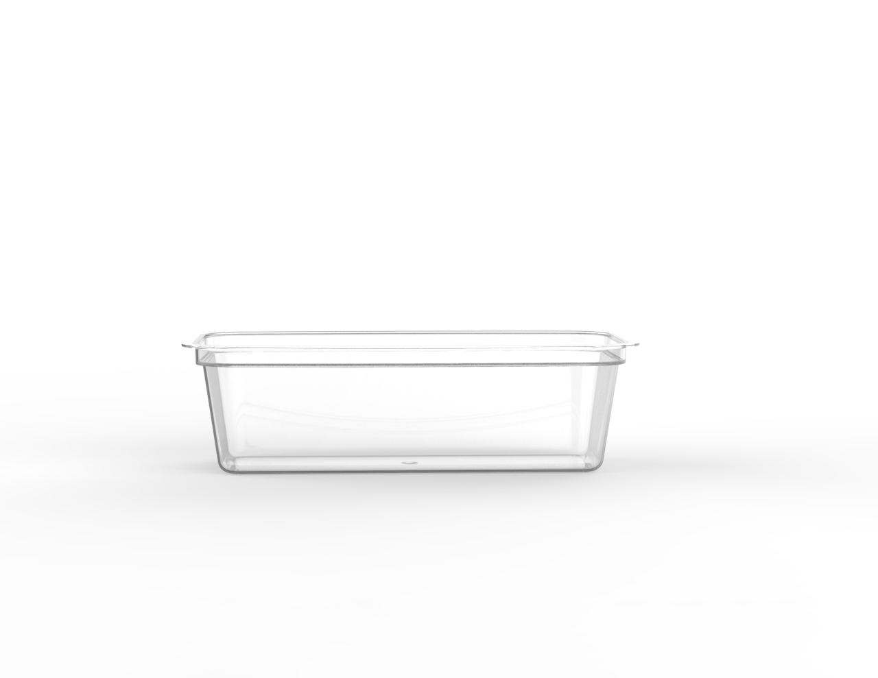 Barquette tartinable operculable transparente 210 cm3
