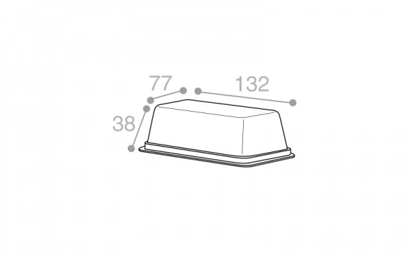 Schéma Barquette tartinable operculable transparente 210 cm3