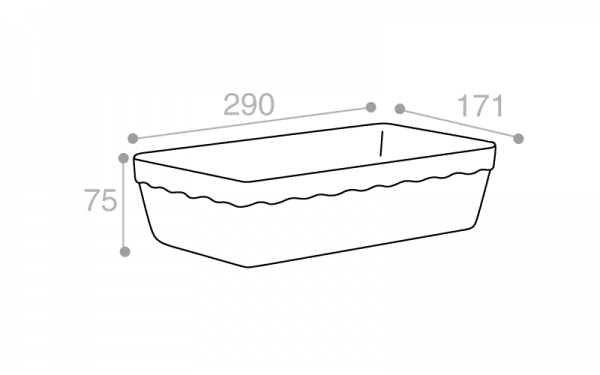 Schéma Terrine blanche 3150 cm3