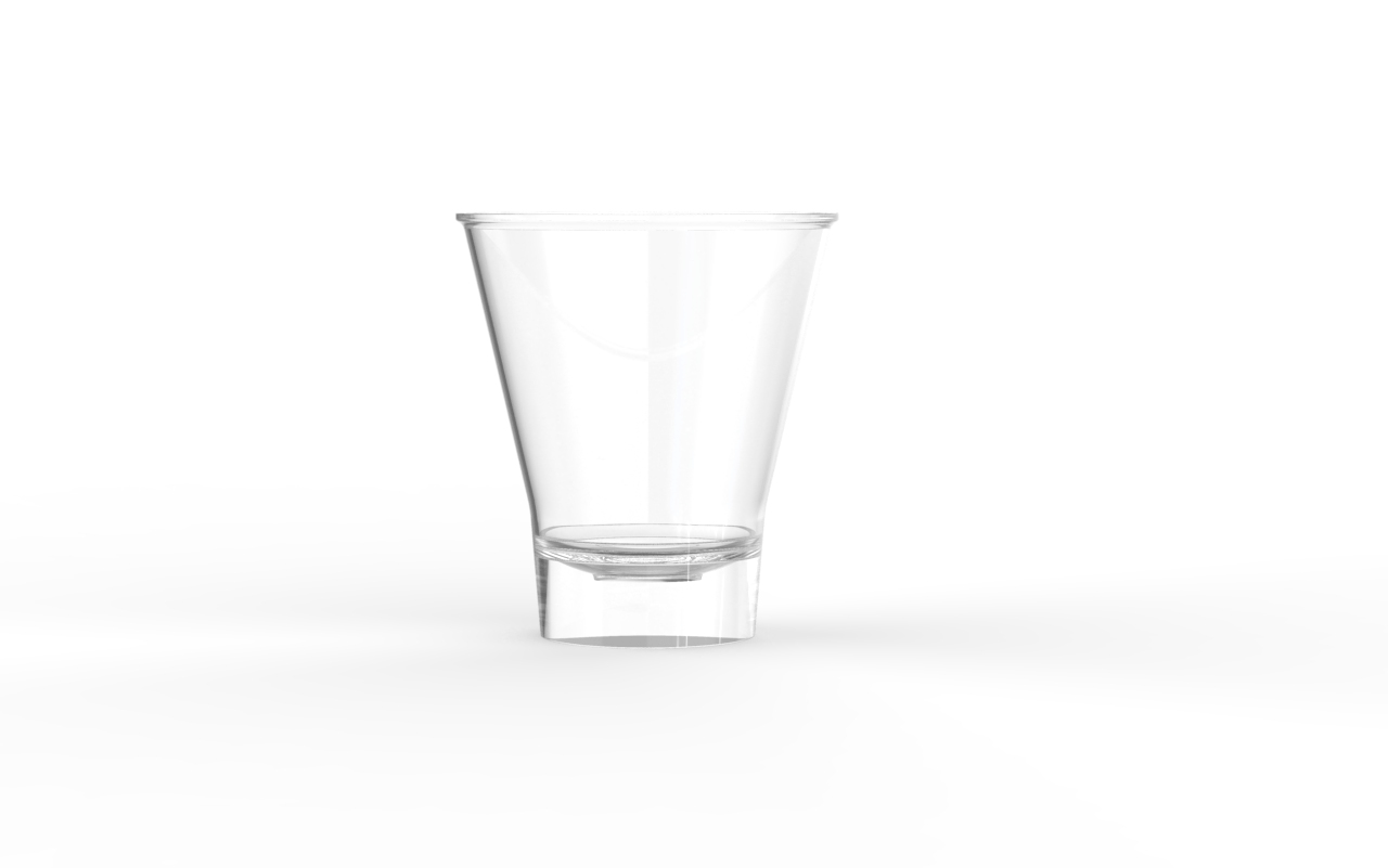 Verrine operculable transparente brillante 140 cm3