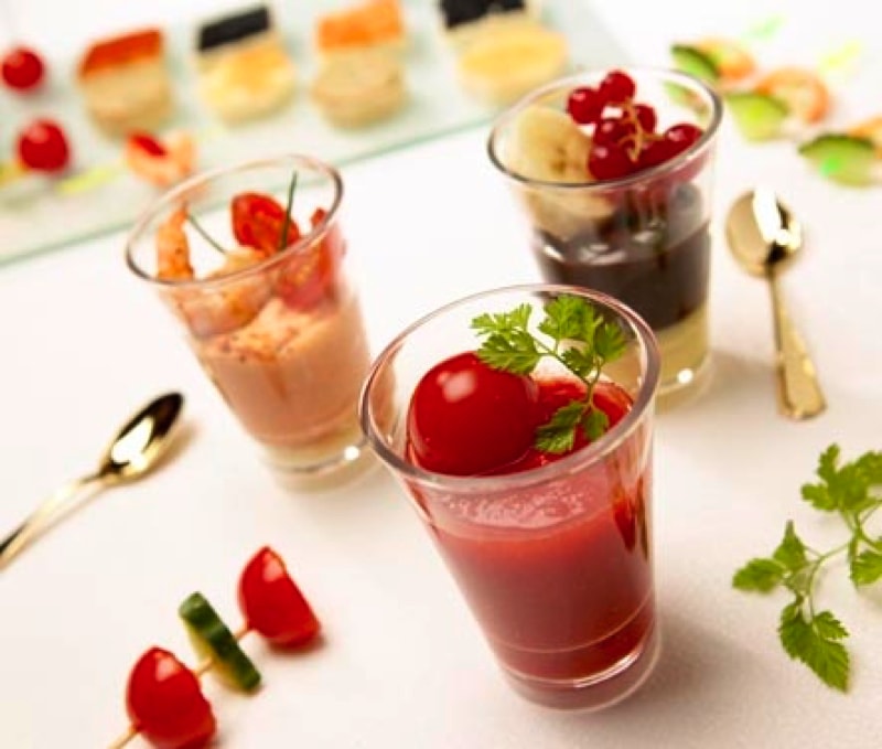 Verrines réutilisables.