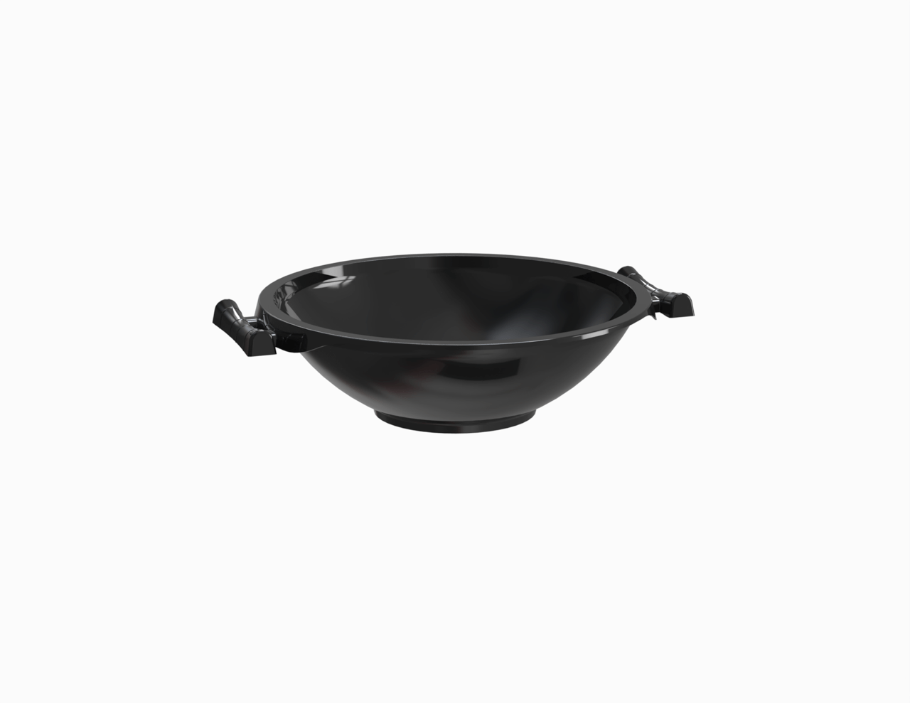 Barquette operculable noire type wok 550 cm3